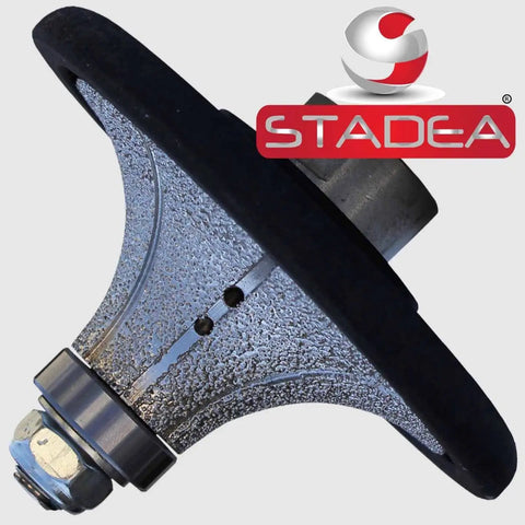 Diamond Profile Wheel For Grinder 1 And A Quarter Inch Radius Demi Half Bullnose Edge Shaping Marble Tile Stone Concrete Profiling