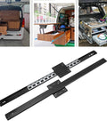Beefy Heavy Duty Ball Bearing Drawer Slides Runner Tracks 2 Section Durable Black 650mm Long By 35mm Wide Cabinets Rvs Trucks Home Renovation And Heavy Load Drawers Garage Basement Workshop Storage Upgrade Set Up mounted in camper drawers