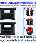Close-up of Pro Grade 14 Piece Universal Fork Seal Driver Tool Kit For Motorcycles And Bikes With Six Plastic Adapters