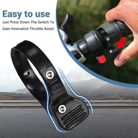 Upgraded Thumb Throttle Adapter For Electric Bikes, Easy Install Throttle Conversion Kit, Replacement Attachment For Rad, Lectric, Pedego, Himiway, Magicycle, And More, Lets You Switch Between Twist Grip And Throttle