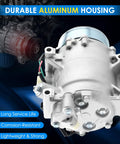 Grab This Straight Shooter Air Conditioning Compressor Swap For Honda Crv Civic Ilx Rdx 2.4L 2007 To 2015 Oem Fit 38810RWCA03 4920U1 with durable aluminum housing.