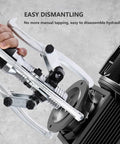 Beefy Hydraulic Puller Set 50T With 2-Jaw Or 3-Jaw Separator For Wheel Bearings And Brake Drums Horizontal Or Vertical Use Forged