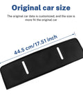 Custom Fit 2025 Hyundai Tucson Passenger Side Console Tray Mat Anti Slip Organizer Liner Black with dimensions shown