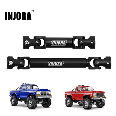 1 18 Scale Hardened Steel Drive Shafts For TRX4M High Trail K10 And F150 RC Trucks With Phase Design Realistic Scale Joints