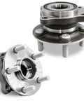 Front Wheel Hub Bearing Assembly 5 Lug With ABS 513413 Two Pack For Subaru Forester 2014 2018 Impreza 2014 2019 Crosstrek 2016 2021 XV Crosstrek 2014 2015 Direct Fit OEM Replacement Drop In Easy Install product image showing metal construction and 5-bolt pattern