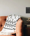 15 Amp Paddle Switch 1 Or 3 Way With Matching Graphite Wall Plate 4 Pack next to a cozy sofa with a patterned throw