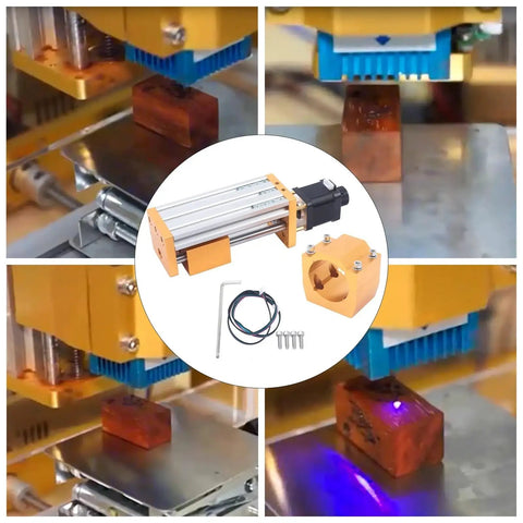 Heavy Duty Metal Linear Stage Actuator With 85mm Stroke Stepping Motor For CNC Z Axis precision sliding table in action