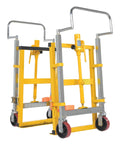 Vestil Mfm-4000 Steel Machinery And Vending Machine Lifts With 15 X 26 Inch Footprint Moving Dollies featuring yellow heavy-duty design.