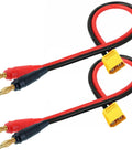 XT30 Male To 4mm Banana Plug Adapter Cable 16AWG 30CM Lead For RC LiPo Battery Charging FPV Drone, Yellow