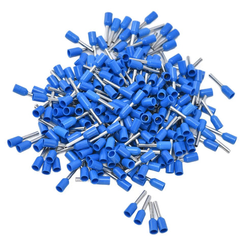 Kickstarter Ready 1000 Pcs Culnflun Wire Ferrule Terminal Kit For Insulated Copper Crimp Connectors To Fix Loose Electrical Wiring On Home Appliances And Automation Gear Without Messy Splices Or Single Wire Frustration Today blue insulated copper ferrules
