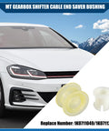 Beefy Gearbox Shifter Cable End Saver Bushing Set For Volkswagen Beetle Jetta Golf Passat And Audi Manual Transmission Replacement Kit With Durable Build And Easy Plug And Play Install, white car and bushing parts