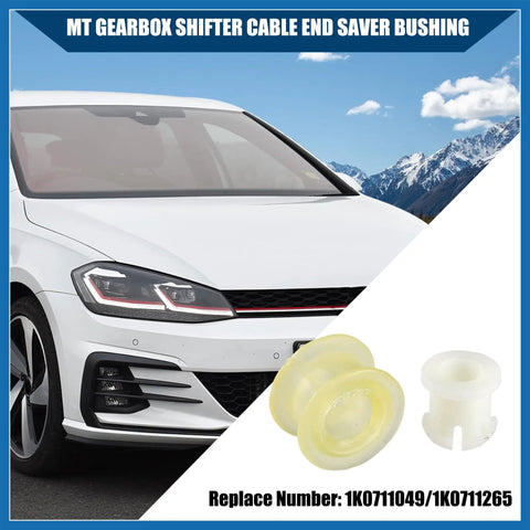 Beefy Gearbox Shifter Cable End Saver Bushing Set For Volkswagen Beetle Jetta Golf Passat And Audi Manual Transmission Replacement Kit With Durable Build And Easy Plug And Play Install, white car and bushing parts