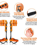 Tree Climbing Gear Set With Adjustable Belt And Steel Core Flip Line Pro Grade Foot And Ankle Straps Details