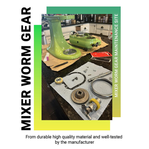 Two Pack Mixer Worm Gear Replacement For Stand Mixers Fits Most Top Brand Models Heavy Duty Pro Grade Durable Gear Set Replaces 4162897 4169830 AP4295669 WPW10112253 PS11748374 4161531