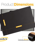 Totally Flexible 30 Mil Magnetic Sheets For Crafts 8.5 By 11 Inches Pack Of 2 Non Adhesive Magnet Paper product dimensions