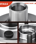 Detailed view of 4 Lug Front Wheel Bearing And Hub Kit Direct Fit For Toyota Corolla MR2 Chevy Prizm Geo Prizm 1987 Through 2002 Non ABS