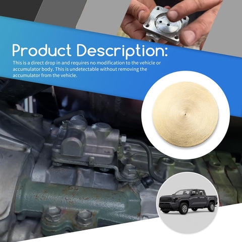 Clutch Accumulator Delete Disk ADD Mod For Toyota Tacoma 2nd Gen 3rd Gen Tundra 4.0L And FJ Cruiser Smoother More Consistent Clutch Engagement On Release