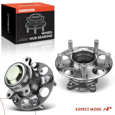 2 Pack Rear Wheel Bearing And Hub Assembly 5 Lug For Honda Civic 2013 2014 2015 And Acura ILX 2013 2014 2015, box included
