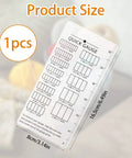 Quick Gauge Ruler For Knitting And Crochet No Sweat Stitch Measurement Tool With Clear Grid Layout for easy gauge checking and accurate measurements.