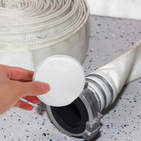 Slick White Ceiling Escutcheon Cover Plate Tight Concealed Sprinkler Guard Heavy Duty Iron Recessed Ring Flush Mount with hose