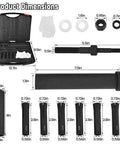 95300 Dowel Pin Puller Kit Heavy Duty Slide Hammer Removal Tool For Auto Repair Easy Pin Extraction With Collet And Sleeve Grip System Ideal For Pin Removal In Automotive Assembly And Maintenance Tasks. case with metric collets and sleeves, 4-12mm