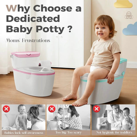 Smooth Operator 3 In 1 Toddler Potty Training Toilet With Detachable Seat And Handy Step Stool In Rich Brown Turns Potty Mastery Into A Breeze For Parents And Little Ones Alike