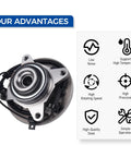 4WD Front Wheel Bearing Hub Assembly Fits 2011-2014 Ford Expedition F-150 And Lincoln Navigator details with advantage icons