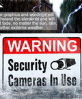 Dope Video Surveillance In Use Sign Pack Of Four, Large 10x14 Inch Aluminum UV Printed Security Warning Signs For Home And Biz under rain