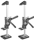 Two Pack Labor Saving Arm Jack, 15 Inch Furniture Lifter Tool for DIY Installations, heavy-duty steel lifter jacks set
