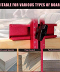 4 In 1 Router Milling Groove Bracket Aluminum Alloy Circle Cutting Jig For Cabinet Hardware And Woodworking Router Guide Adjustable Tool Red Pro Grade suitable for board types