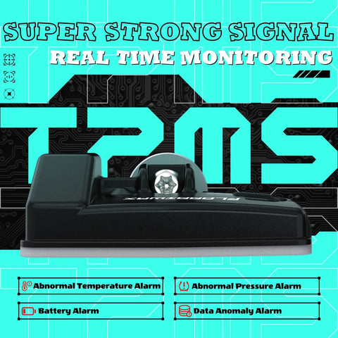 TPMS Sensor Set Of 4 For 315MHz Tire Pressure Monitoring System, Pre Programmed, OBD Relearn Required, Easy Install, High Quality Replacement Direct Fit, Vehicle Make Compatible, Weather Resistant Construction, Long Lasting Performance black sensor