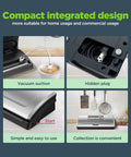 Precision Vacuum Sealer Machine For Food Freshness Pro Grade 8 In 1 Presets features vacuum suction and hidden plug design