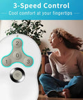 Ceiling Fan Remote Control Kit With Wall Mount Bracket, 3 Speed And Light Dimmer, RF Wireless Replacement in living room