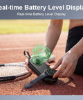 Ultra Compact 2500mAh Magnetic Wireless Charger For Smart Watch with real-time display on track field
