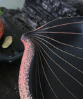Close-up of Bathroom Vessel Sink Chinese Style Art Basin, showcasing pink glaze details and elegant design.