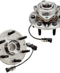 Front Wheel Bearing Hub Assembly 4WD for 2014-2018 Chevrolet Silverado 1500, 2015-2020 Suburban Tahoe, with ABS 6-lug shown