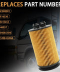 Oil Filter Kit QC000001 Fits 2012 2013 2014 2015 2016 2017 2018 Engines With LF16330 WL10232 P40037 compatible with truck