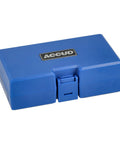Blue plastic case for Dial Test Indicator With Real Deal Precision, 0.03 Inch Range And 0.0005 Inch Accuracy, 1.457 Inch Diameter.