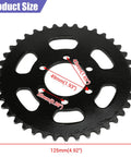 35 Chain Rear Sprocket 40 Tooth Compatible With Mini Bikes Coleman CT100U CC100X Baja Motorsports Doodle Bug DB30 dimensions