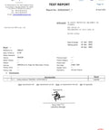 CTC test report for Ultra Thin 24G A5 Cut Resistant Gloves With HPPE, including ASTM Level A5 cut resistance certification details.