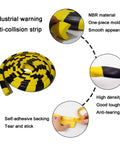 Tough As Nails Heavy Duty Wall Edge Corner Guards With Self Adhesive Foam Padding, 5m Yellow and Black anti-collision strip