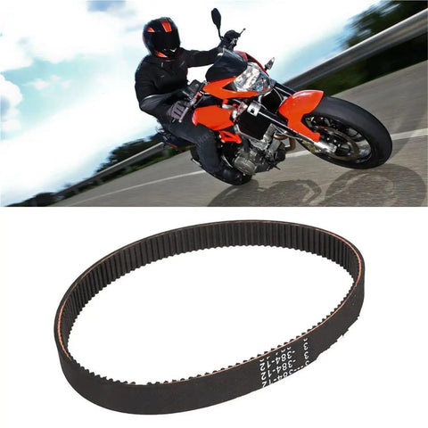 Beefed-Up CVT Motorcycle Drive Belt 3M38412 For 128T, 384mm Length, 12mm Width, Power Transmission Replacement Belt For Bikes, Durable Timing Belt For Smooth, Reliable Daily Rides.