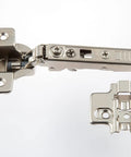 Soft Close Cabinet Hinge Set for Frameless Full Overlay Kitchen Cabinets, 20 Clip In Hinges with Adjustable Closing Speed
