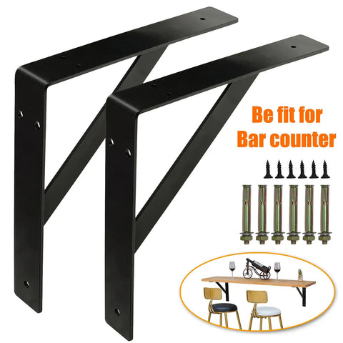 Countertop Support Brackets 16 Inch By 12 Inch Heavy Duty Shelf Bracket Wall Mounted Right Angle L Shaped Shelving Bracket