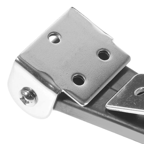Close-up of 2 Pack Stainless Steel T Handle Draw Latches With Flexible Rubber for Tool Box and Cart, showcasing beefy grip and durability.