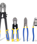 Beefy 4 Piece Cutter Set For Every Cut Job, Heavy Duty 14 Inch Bolt Cutter, 8 Inch Mini Bolt Cutter, Wire and Cable Cutters.