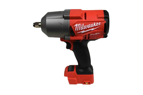 Compact 1/2 Inch Cordless Impact Wrench With Four Drive Speeds And Dedicated Bolt Removal Setting For Knocking Loose Stuck Fasteners Paired With An Eighteen Volt Two Amp Battery Pack And Standard Wall Charger For Real World Job Site Grind showing slim design and handle.