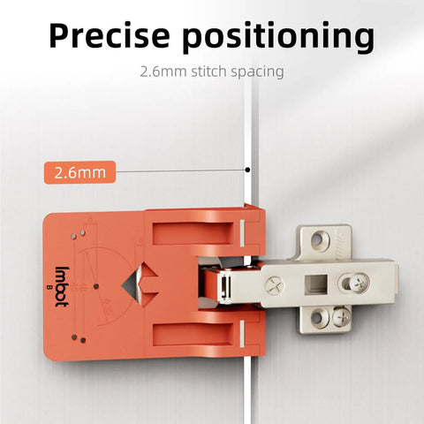 Two In One 35mm Concealed Hinge Jig With Magnetic Positioning Stopper And Gap Adjuster For Cabinets, precise alignment
