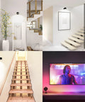 Rechargeable Battery Operated Wall Sconce Set Of 2 With Dimmable LED Lights, Touch And Remote Control, mounted in various rooms