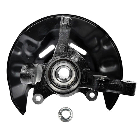 Front Steering Knuckles And Wheel Hub Bearings Replacement Kit For 2003 Through 2008 Toyota Corolla Non ABS front view